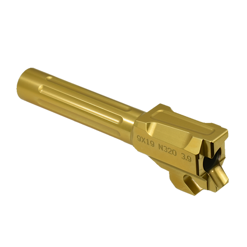 P320C Barrel TiN Fluted LVL2 9mm 2 P320C Barrel TiN Fluted LVL2 9mm 2