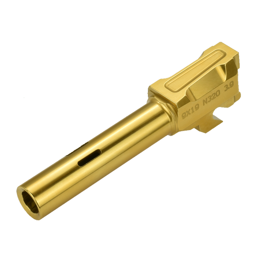 N320C 3.9" 9mm C Port Barrel, TiN, LVL 1.5