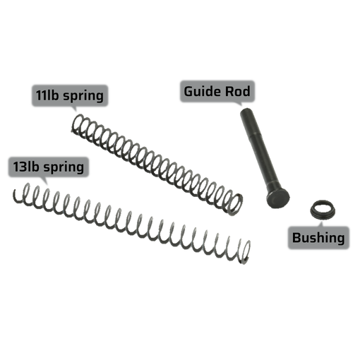 KINE7IK P320 3.9" Adjustable Recoil Spring Assembly (13lb/11lb) KINE7IK P320 3.9" Adjustable Recoil Spring Assembly (13lb/11lb)