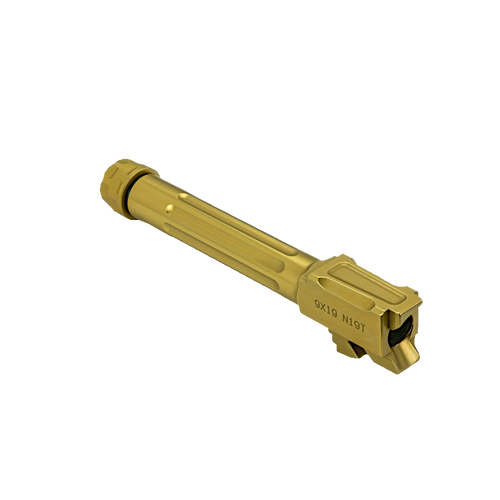 N19 Gen 3-5 9mm Threaded Barrel, Gold TiN, LVL2

