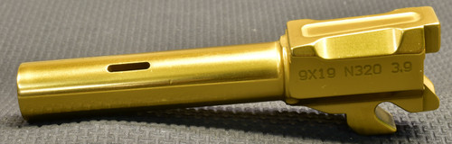 N320 Compact 3.9" 9mm C Port Barrel, Gold Tin, Level 1.5, "Blemished" Read Description