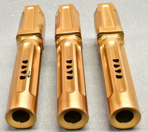 N320 Compact 3.9" 9mm Geo Bull Barrel Barrel, Copper, Level 2, "Blemished" Read Description