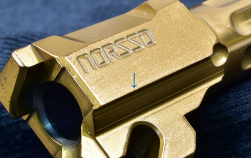 N320 Full Size 4.7" 9mm Standard Bull Barrel Barrel, Copper, Level 2, "Blemished" Read Description