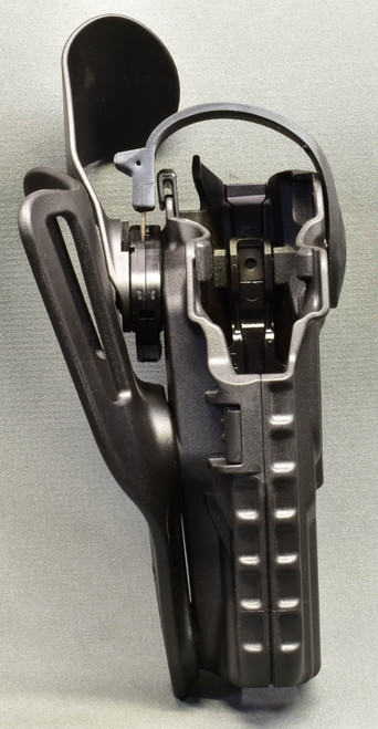 Used, Safariland 7360 - 7TS ALS/SLS Mid-Ride, Duty Rated Level III Retention Holster (Read description)
