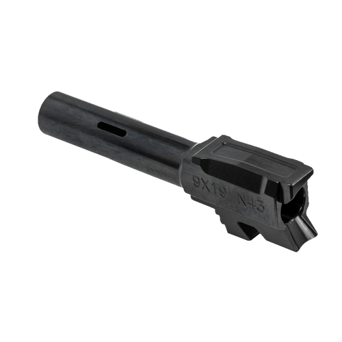 N43 9mm C Port Barrel, Black, LVL1.5 N43 9mm C Port Barrel, Black, LVL1.5