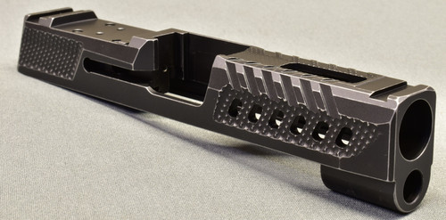 N365XL/XMacro Bull Barrel Slide Rail Ported, 507K Cut, Battle Hardened Black, "Overstock"