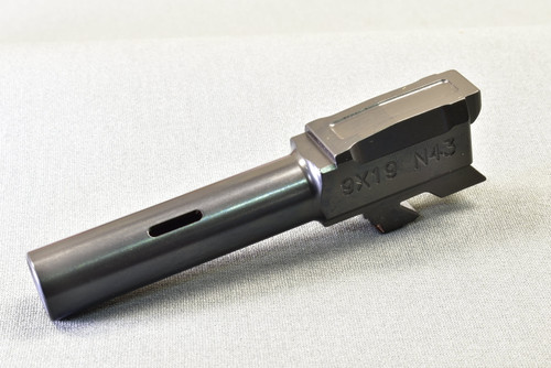 N43 9mm C Port Barrel, Black finish, LVL1.5, "Blemished" Read description