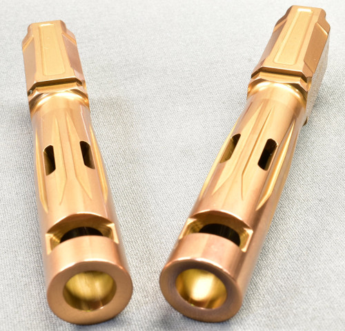 N365XL 3.7" 9mm Volcano Triple Port Bull Barrel, Copper, Level 2, "Blemished" Read Description