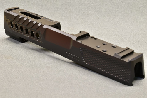 N365XL/XMacro Bull Barrel Slide Rail Ported, 507K Cut, Black finish, "Blemished-B" Read description