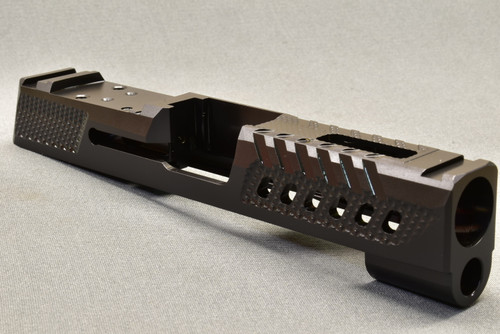 N365XL/XMacro Bull Barrel Slide Rail Ported, 507K Cut, Black finish, "Blemished-B" Read description