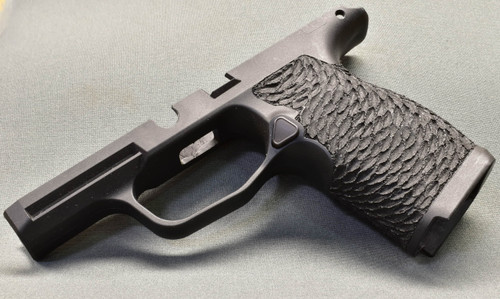 P365X Factory Grip Module, Hand Stippled, Dave Modz Custom Pattern