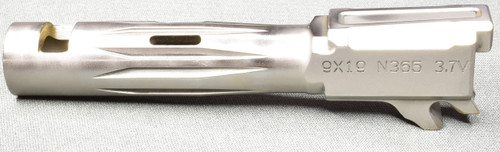 N365XL 3.7" 9mm Volcano Triple Port Bull Barrel, Stainless Polished Finish