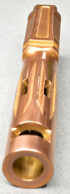 N365XL 3.7" 9mm Volcano Triple Port Bull Barrel, Copper Finish, Level 2, "Blemished" Read Description