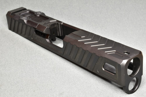 Zev Technologies Limited Edition Raven Slide (#73 of 250) Glock 19 Gen 4, Black Slide, "DEMO"