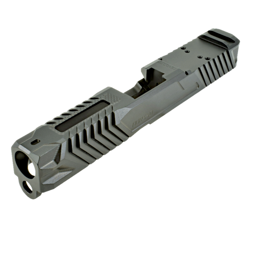 G19 Slide Piranha Ported RMR Cut Black 2 G19 Slide Piranha Ported RMR Cut Black 2