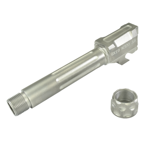 N320SC 3.6" Length Threaded Barrel, Satin Stainless 2 N320SC 3.6" Length Threaded Barrel, Satin Stainless 2
