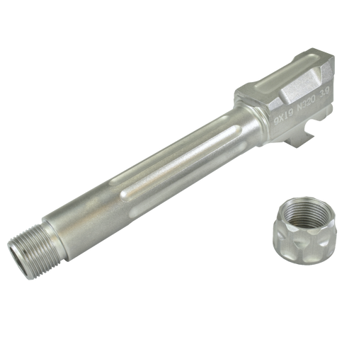 N320C 3.9" Length 9mm Threaded Barrel, LVL2, Satin Stainless 2 N320C 3.9" Length 9mm Threaded Barrel, LVL2, Satin Stainless 2