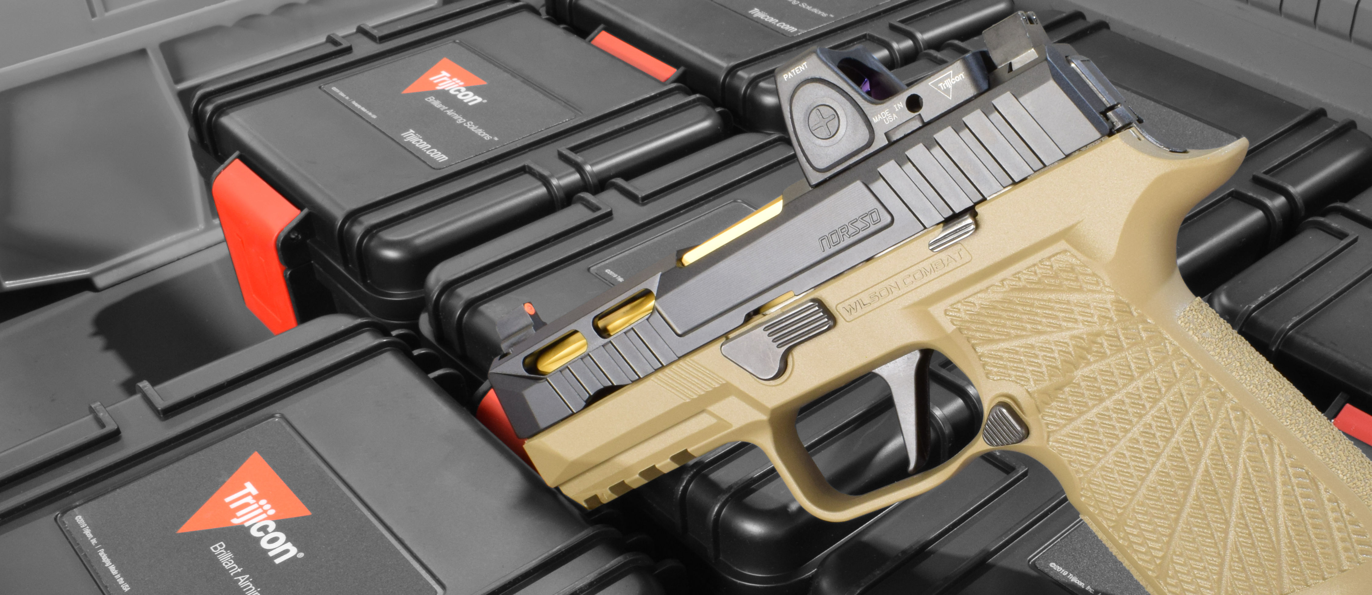 Sig Sauer P320 compatible aftermarket slide manufactured by Norsso