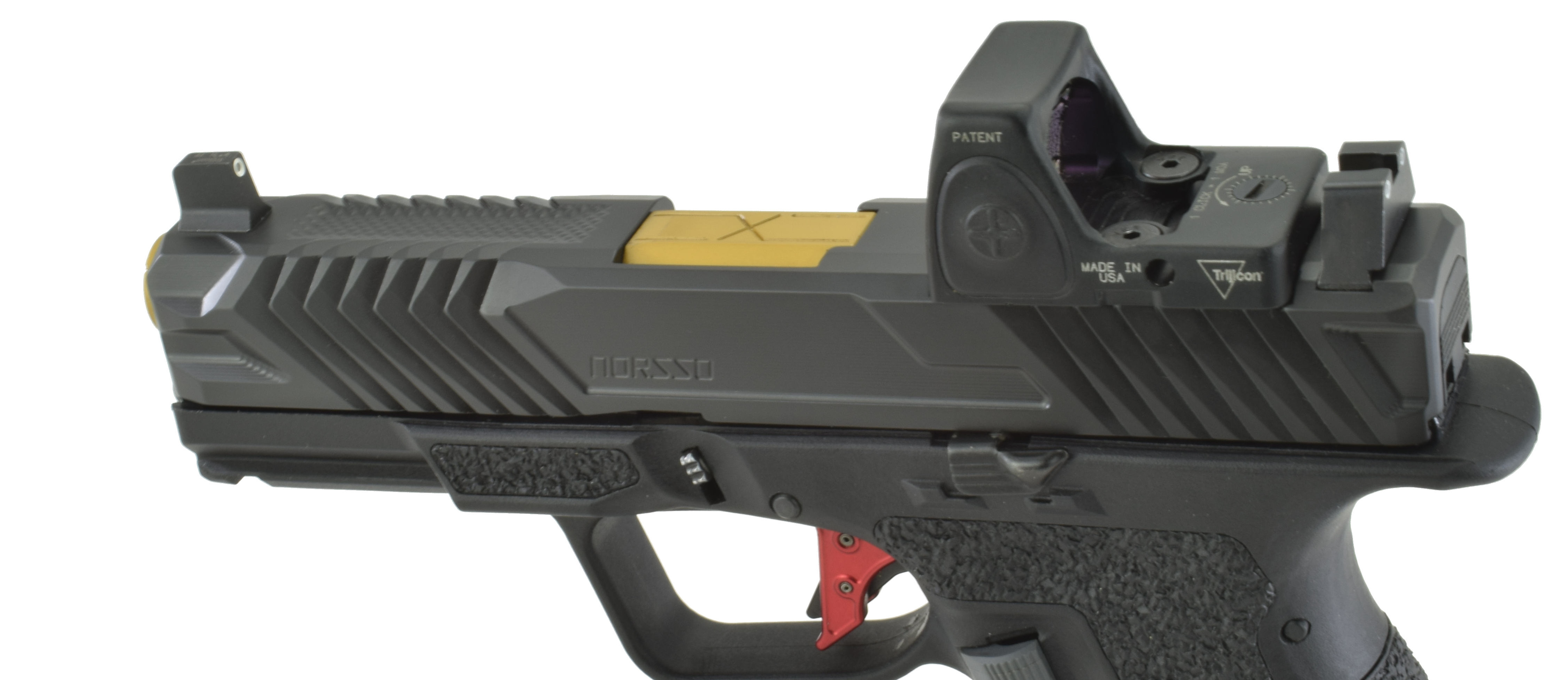 速聴機、動作確認済、ピークパフォーマンス、ジグジグラー、SSI.ナポレオンヒル。 Piranha EDC for Glock 19 Slide | Norsso slides