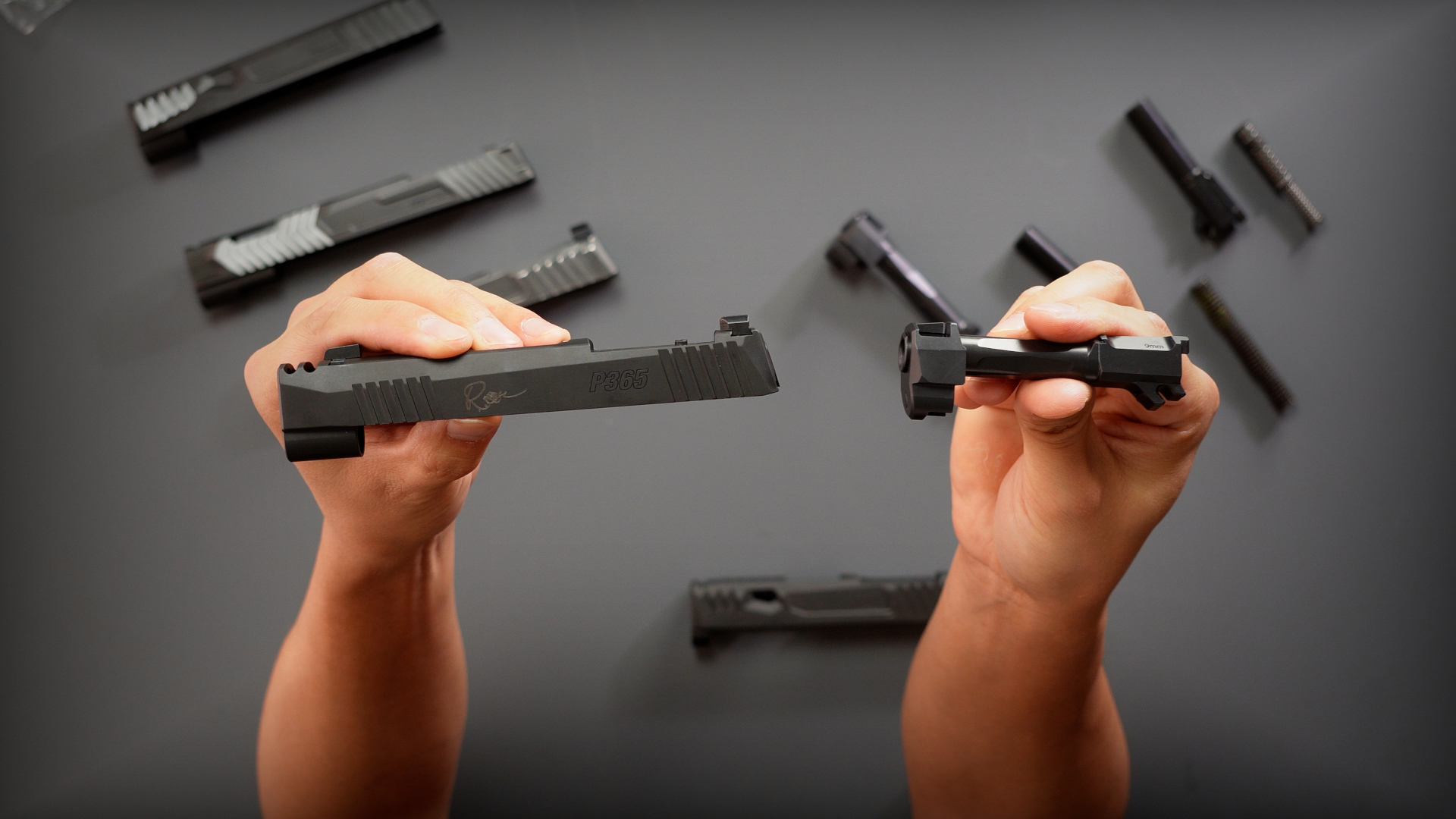 P365XMacro Comp and 3.1" Ramjet combo fit