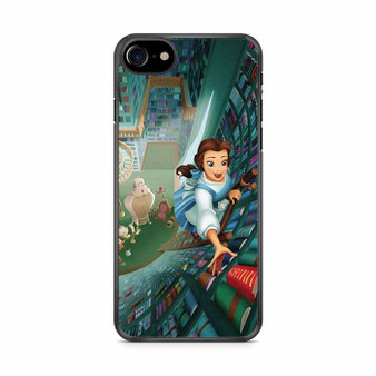 Belle as Beauty and the Beast in Library iPhone SE 2020 Case