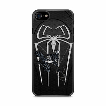 black spiderman logo iPhone SE 2020 Case