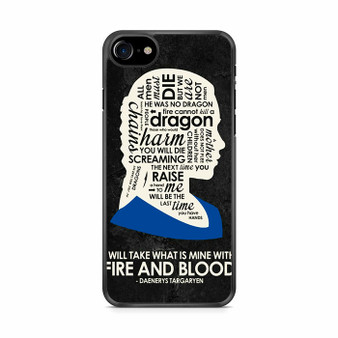 Daenerys Targaryen Quote iPhone SE 2020 Case