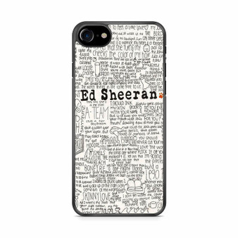 Ed Sheeran All Lyrics iPhone SE 2020 Case