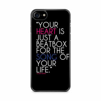 heart beat Quote iPhone SE 2020 Case