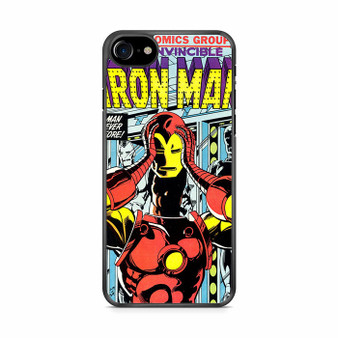Iron Man Marvel Comic Cover iPhone SE 2020 Case