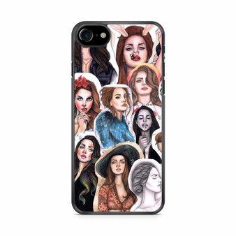 Lana Del Rey Collage 2 T iPhone SE 2020 Case