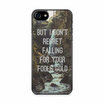 One Direction Quotes Fool's Gold 2 iPhone SE 2020 Case