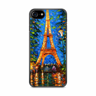 Paris Effel Tower in Abstract iPhone SE 2020 Case