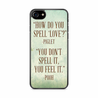 Piglet And Pooh Quotes iPhone SE 2020 Case