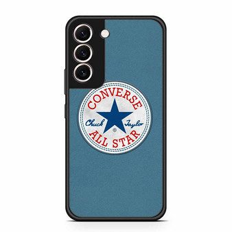 blue texture converse Samsung Galaxy S22 | S22+ Case