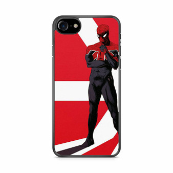 Spiderman Flag Pattern iPhone SE 2020 Case