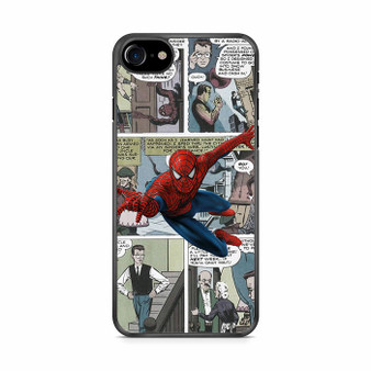 Spiderman in Comic iPhone SE 2020 Case