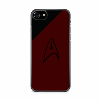 Star Trek Logo Dark Red iPhone SE 2020 Case