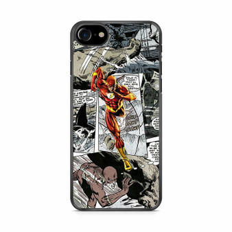 The Flash in Comic iPhone SE 2020 Case