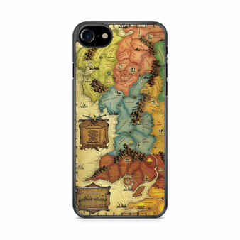 The Lord of The Rings map iPhone SE 2020 Case