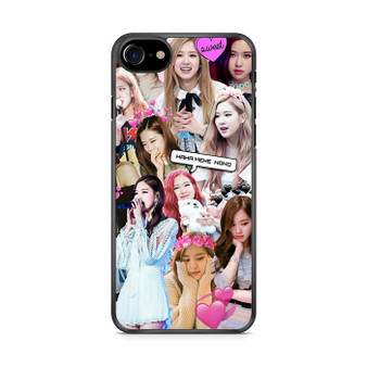 Black Pink Collage 2 iPhone SE 2020 Case