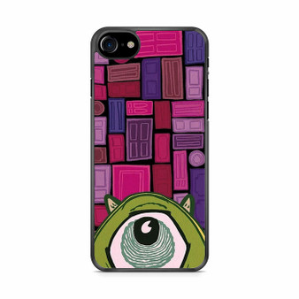 Monster Inc Retro Art iPhone SE 2020 Case
