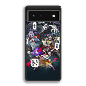 Demon Slayer Twelve Moon Demons Google Pixel 6 | Google Pixel 6a | Google Pixel 6 Pro Case