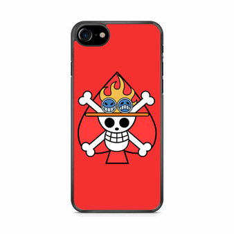 One Piece Ace Spade iPhone SE 2020 Case