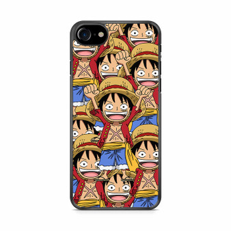 One Piece Monkey D Luffy Collage iPhone SE 2020 Case