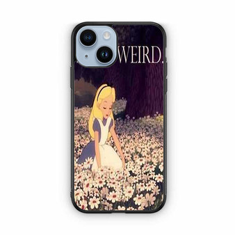 alice in wonderland stay weird iPhone 14 Case