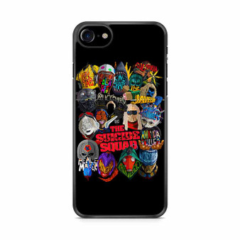 The Suicide Squad Members Logo iPhone SE 2020 Case