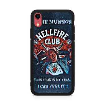 Stranger Things Eddie Munson Hellfire Club iPhone XR Case
