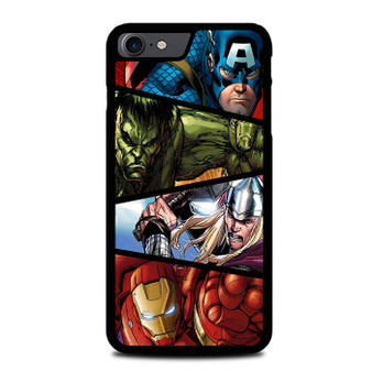 Captain America and Hulk and Thor and Iron man iPhone SE 2022 Case