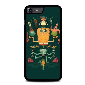 Spongebob Pixel Arts iPhone SE 2022 Case